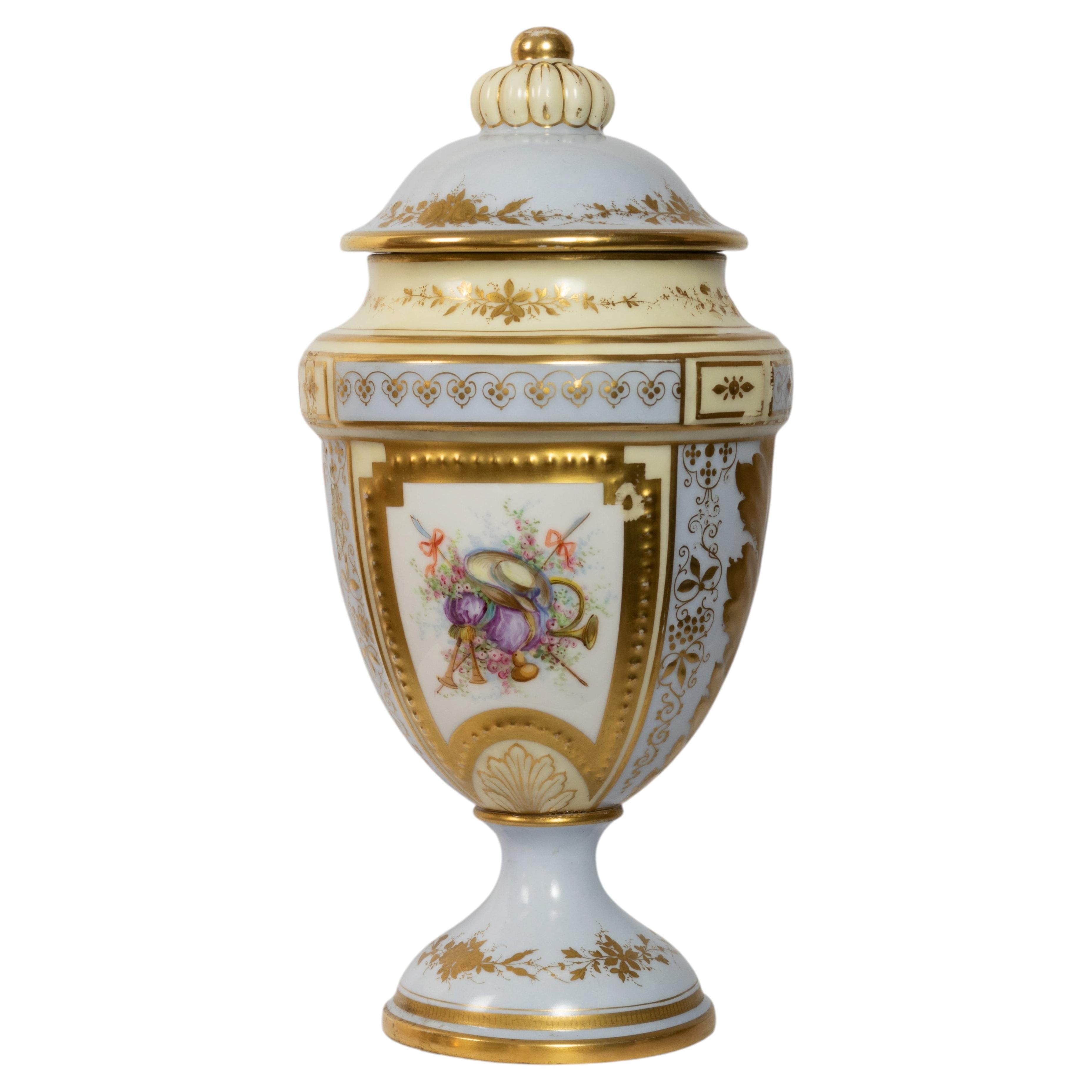 French Sèvres Amphore by Château des Tuileries, 19th Century For Sale