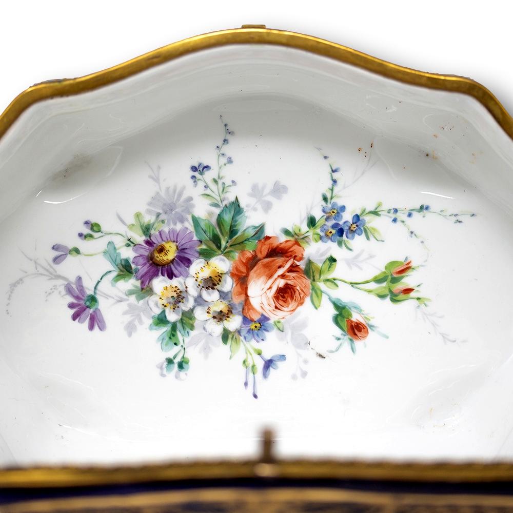 Ceramic French 'Sevres' Porcelain Box For Sale
