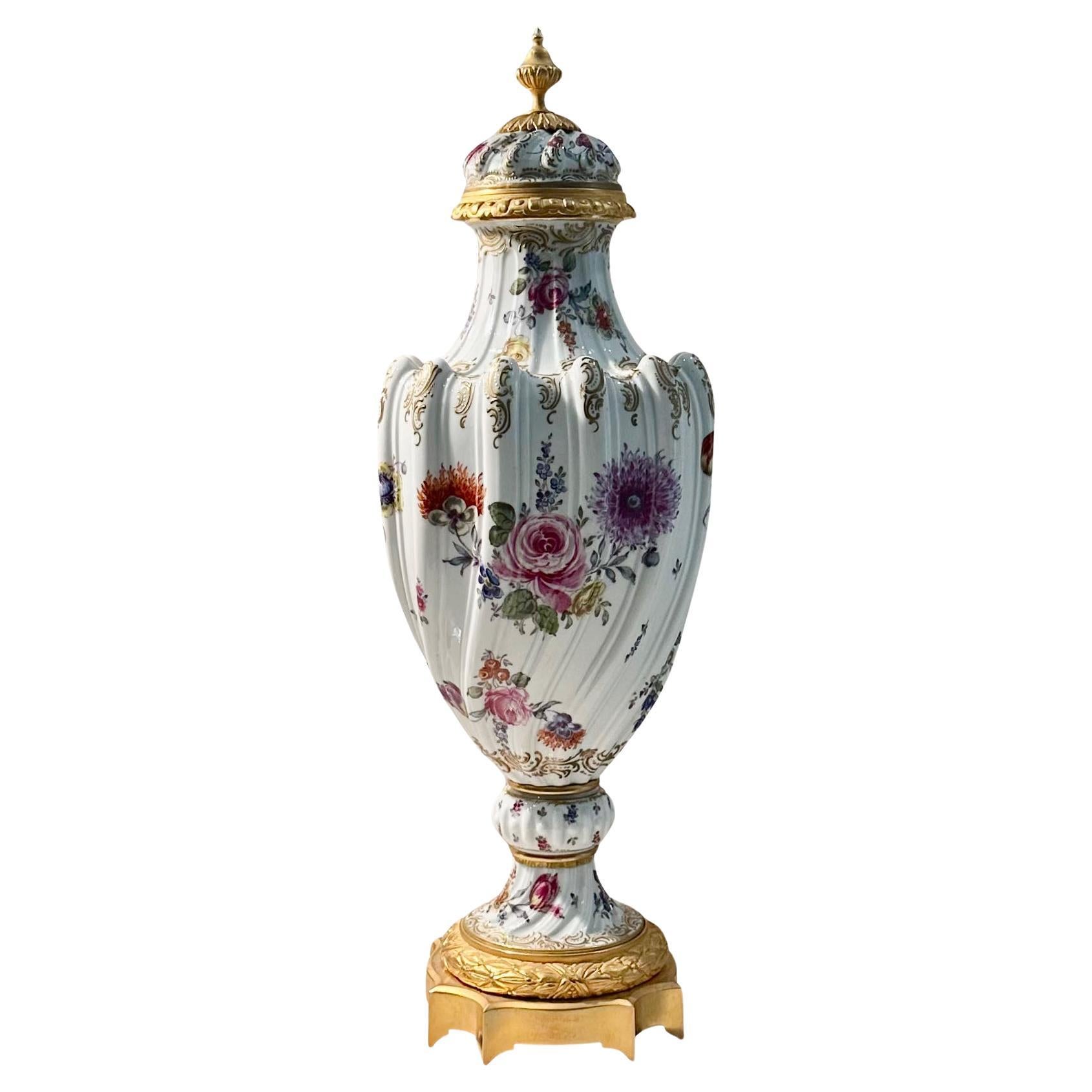 French Sevres Porcelain Garniture