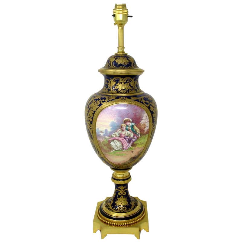 19th Century French Hand-Painted Sevres Lamp For Sale at 1stDibs ...