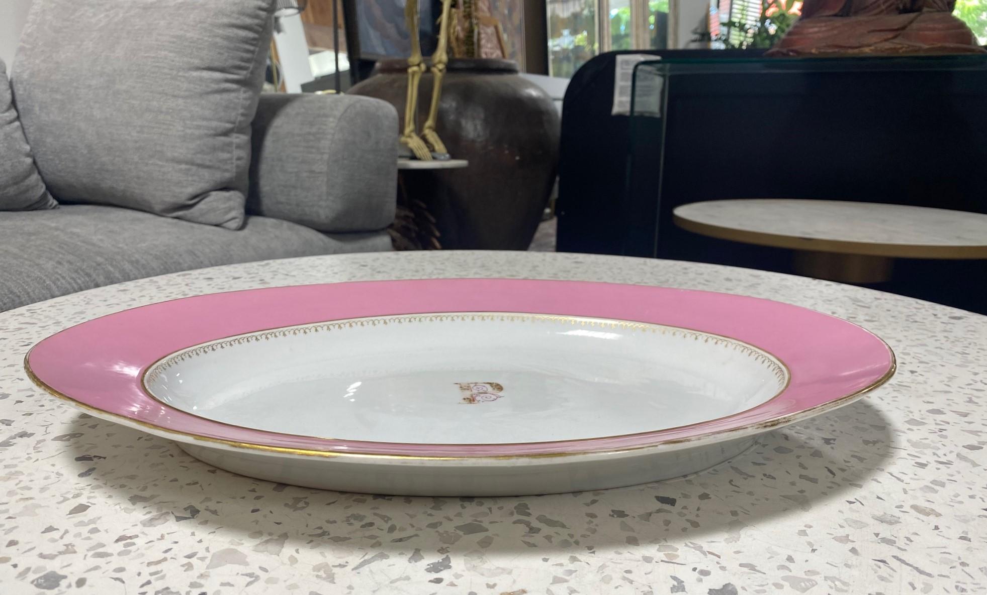 Sèvres Signé Marqué Début 19ème siècle Porcelaine Assiette Plat Charger en vente 1