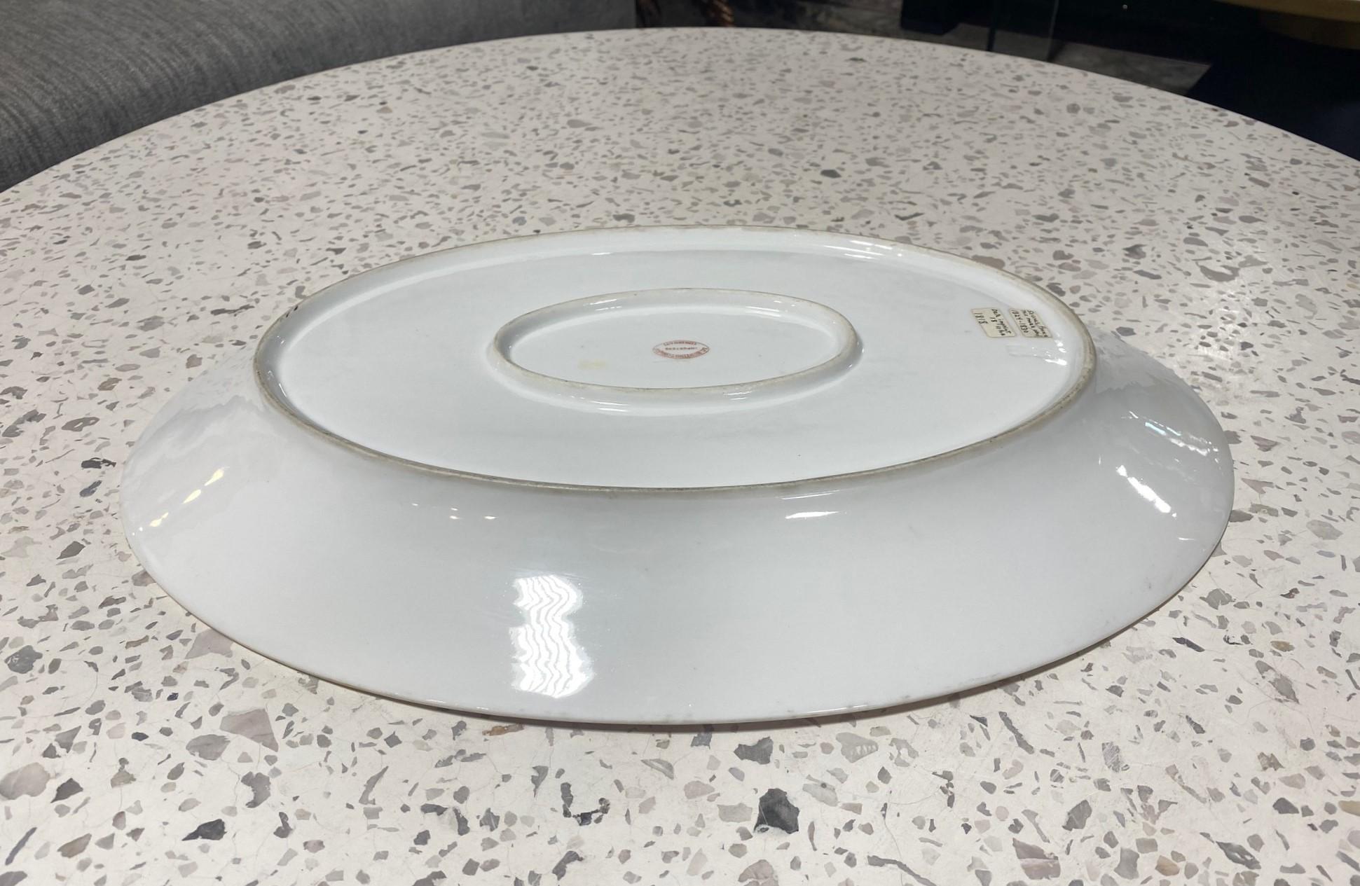 Sèvres Signé Marqué Début 19ème siècle Porcelaine Assiette Plat Charger en vente 3