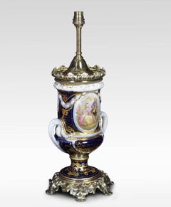 French Sevres Style Table Lamp