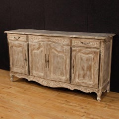 French Shabby Chic Sideboard in Lacquered Wood from 20th Century