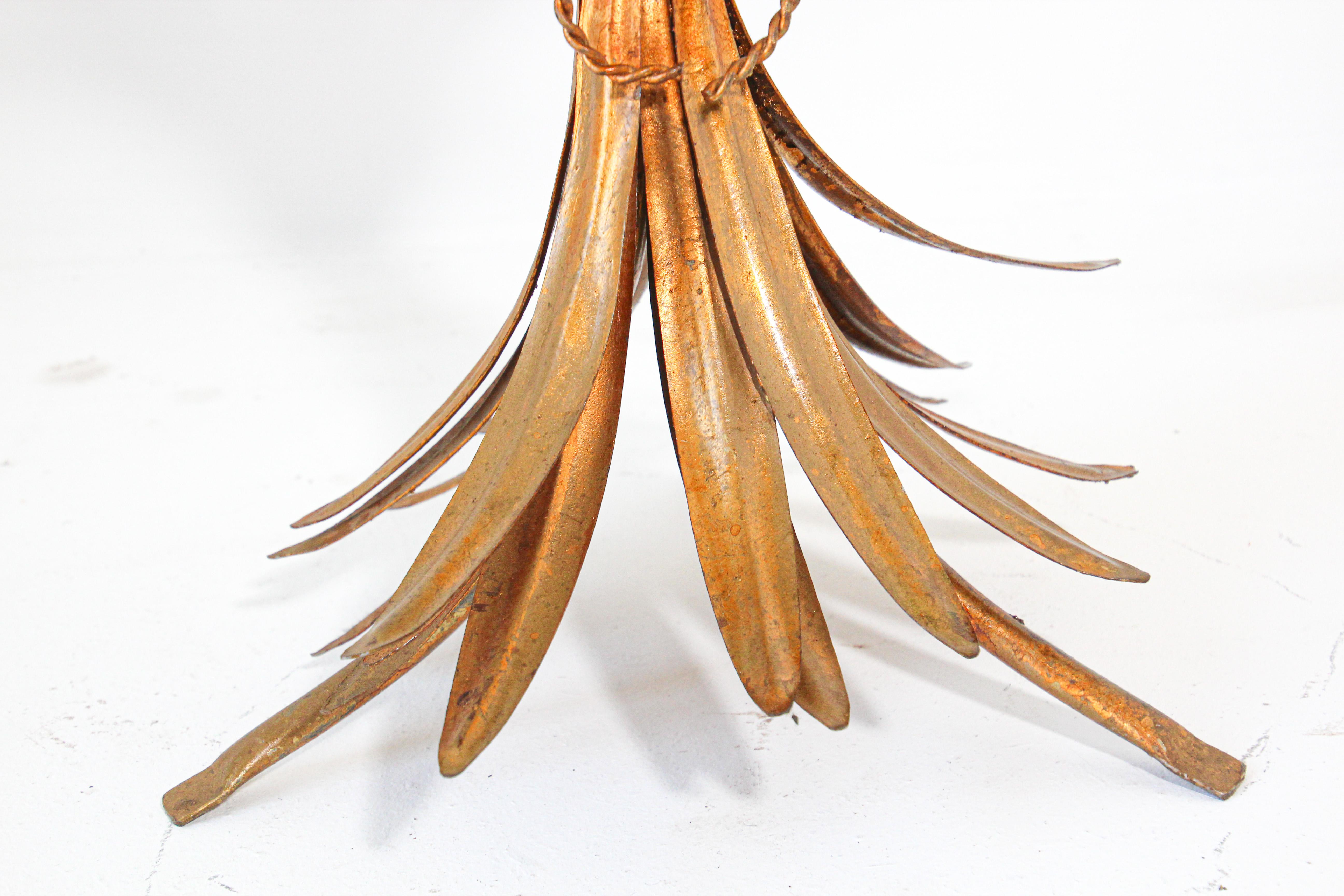 French Sheaf of Wheat Side Table 5
