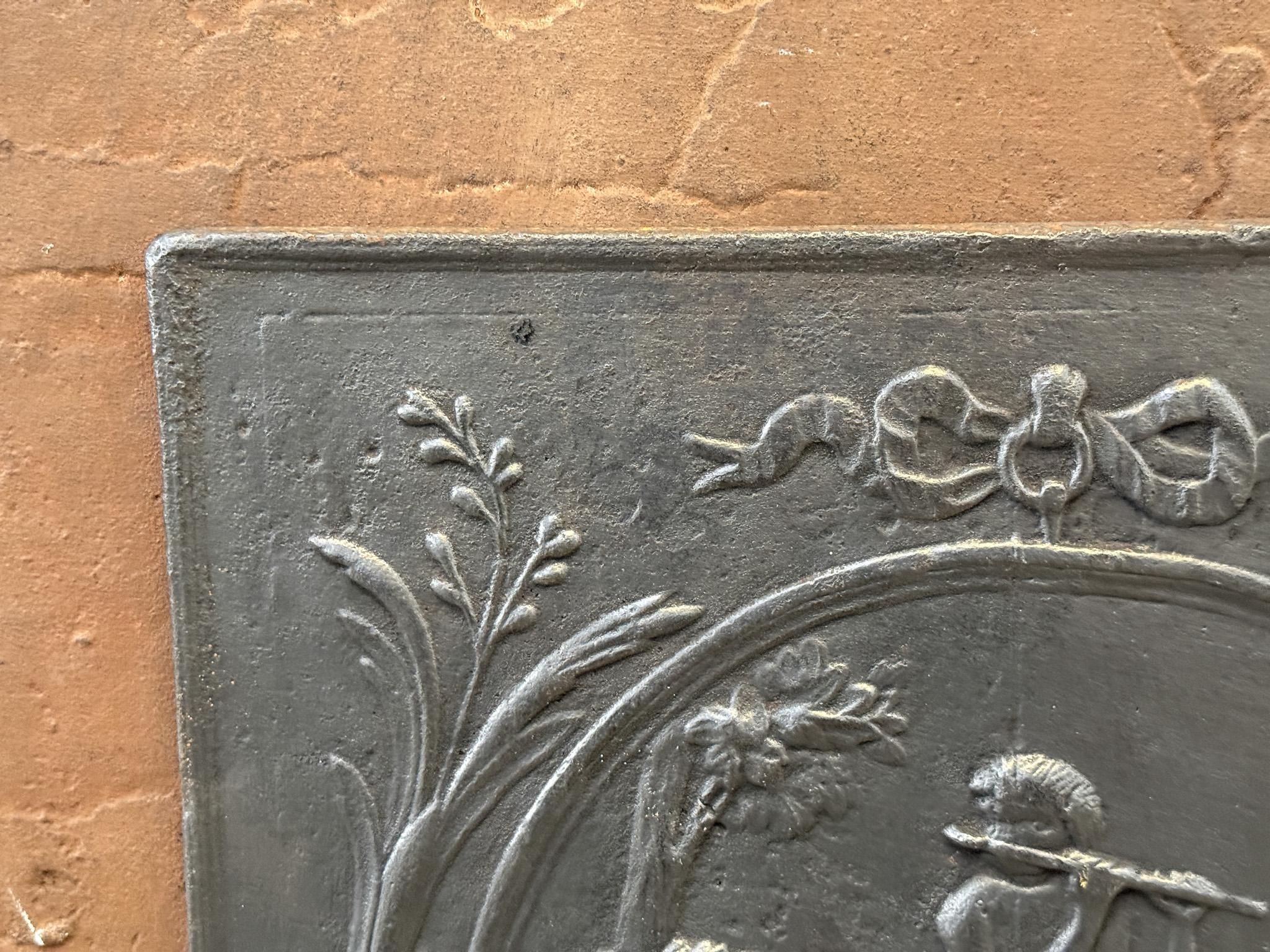 Calco Rivestimento del camino francese 'Shepherd' / Backsplash, periodo Napoleone III in vendita