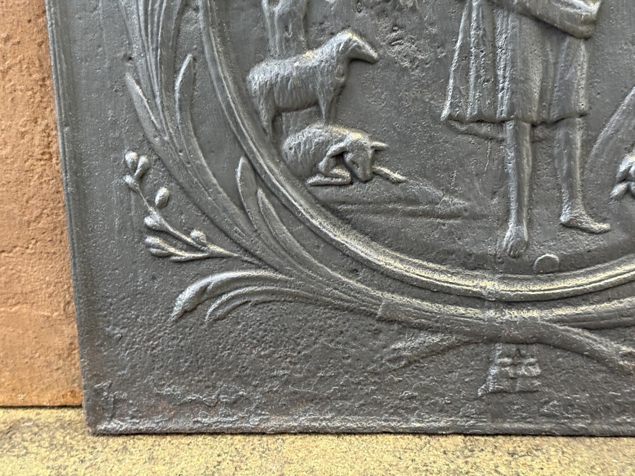 Rivestimento del camino francese 'Shepherd' / Backsplash, periodo Napoleone III in vendita 2