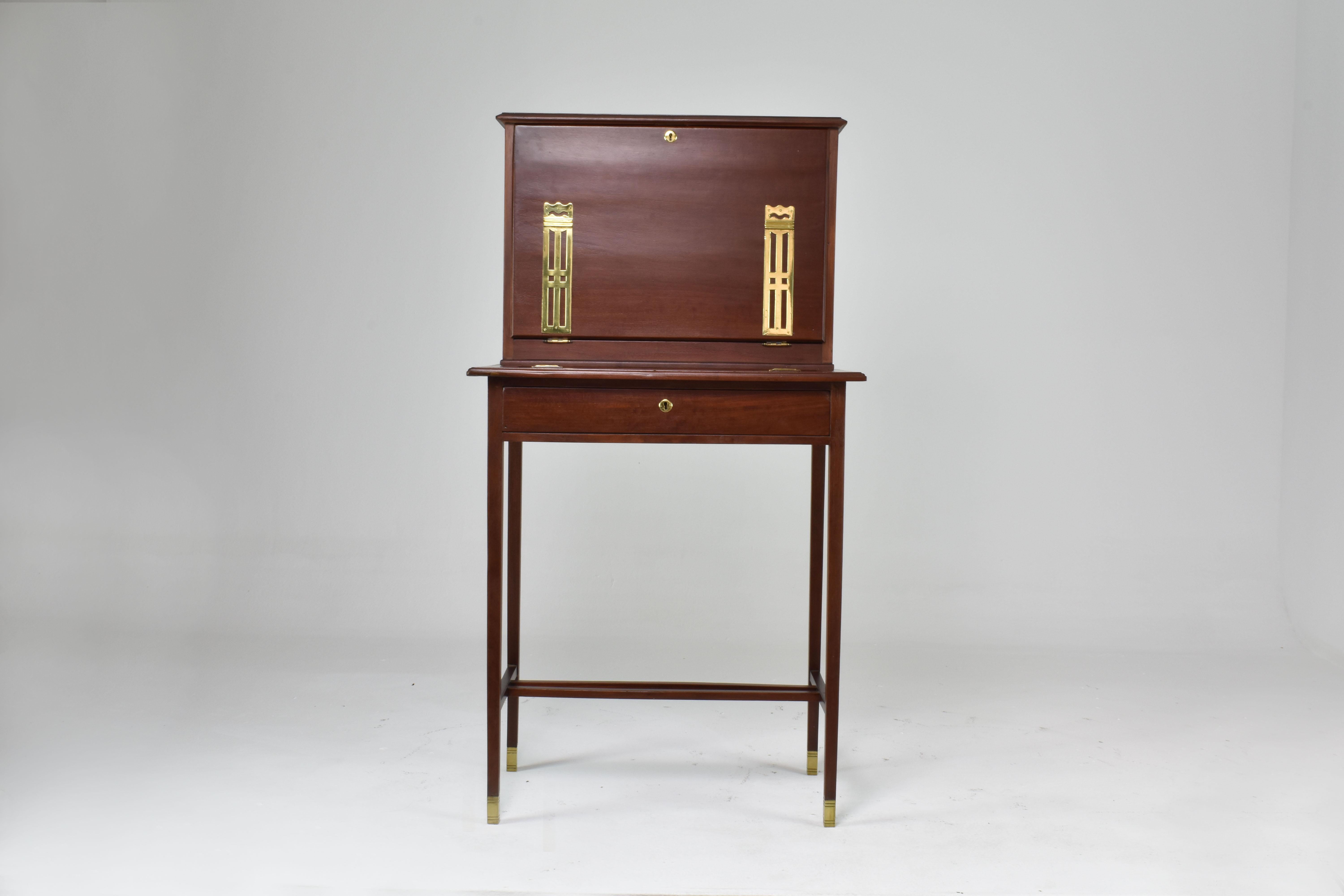 Art Deco French Sheraton Revival Bonheur du Jour Console Desk 1930s  For Sale