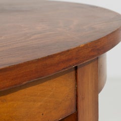 French Sheraton Revival Side Table, Inlaid Wood, Circa 1900