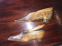 Cajas de rapé francesas con forma de zapato, Siglo XIX