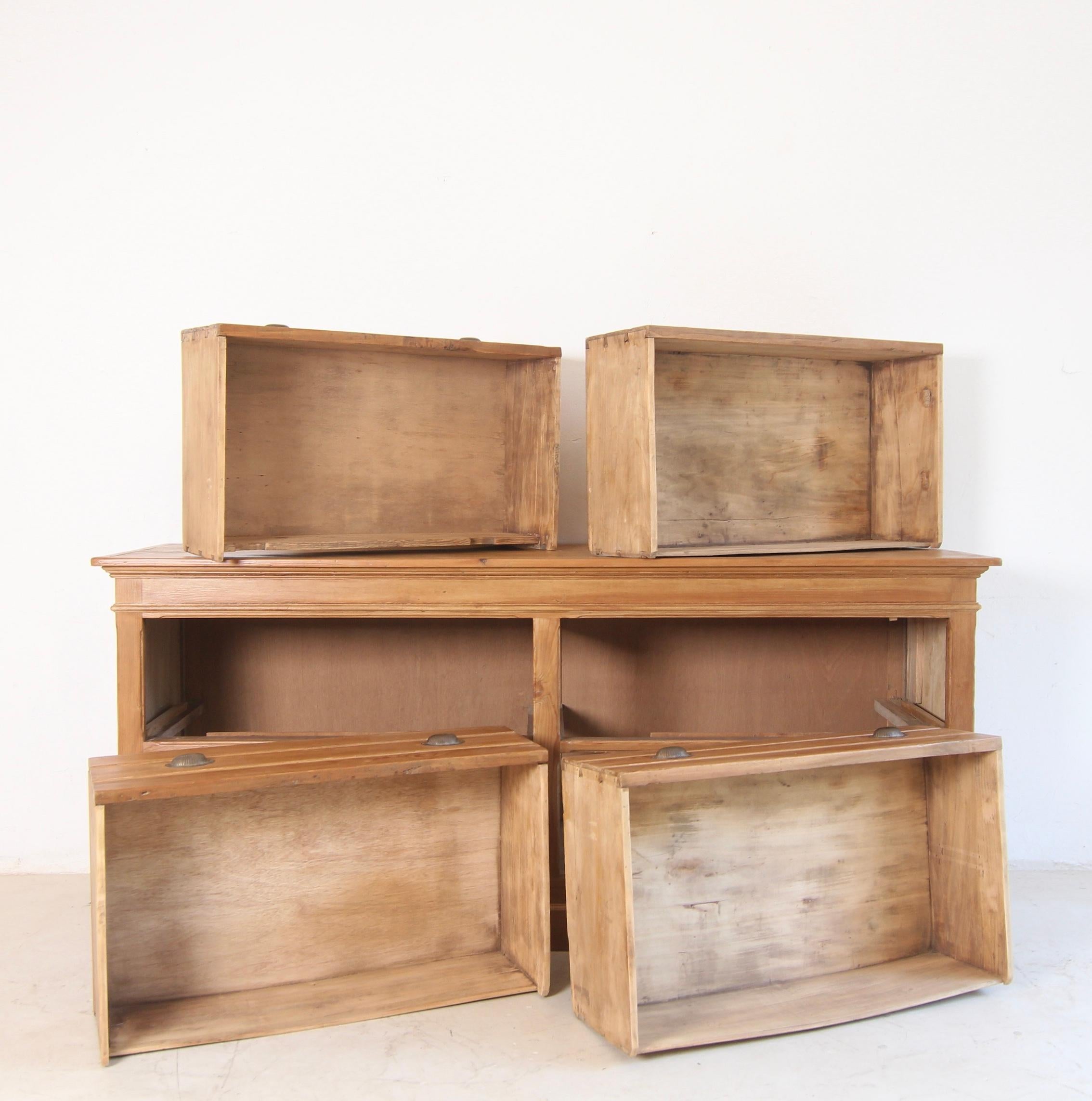 French Shop Drawer Cabinet from around 1920 For Sale 12
