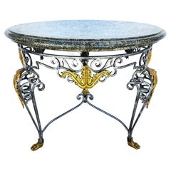 Vintage French Side Center Table Louis XV Style by Maitland Smith