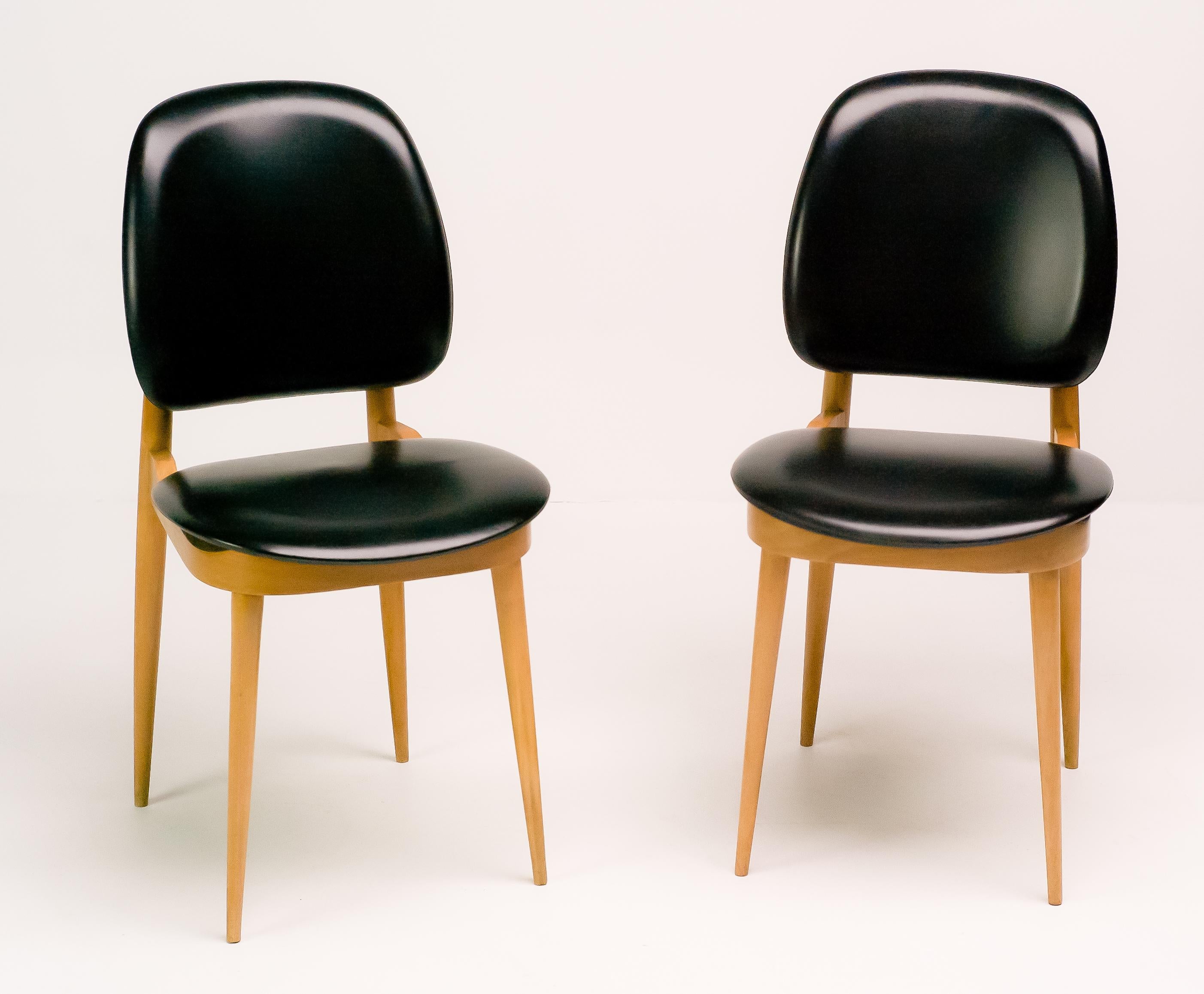 Mid-20th Century French Side Chairs