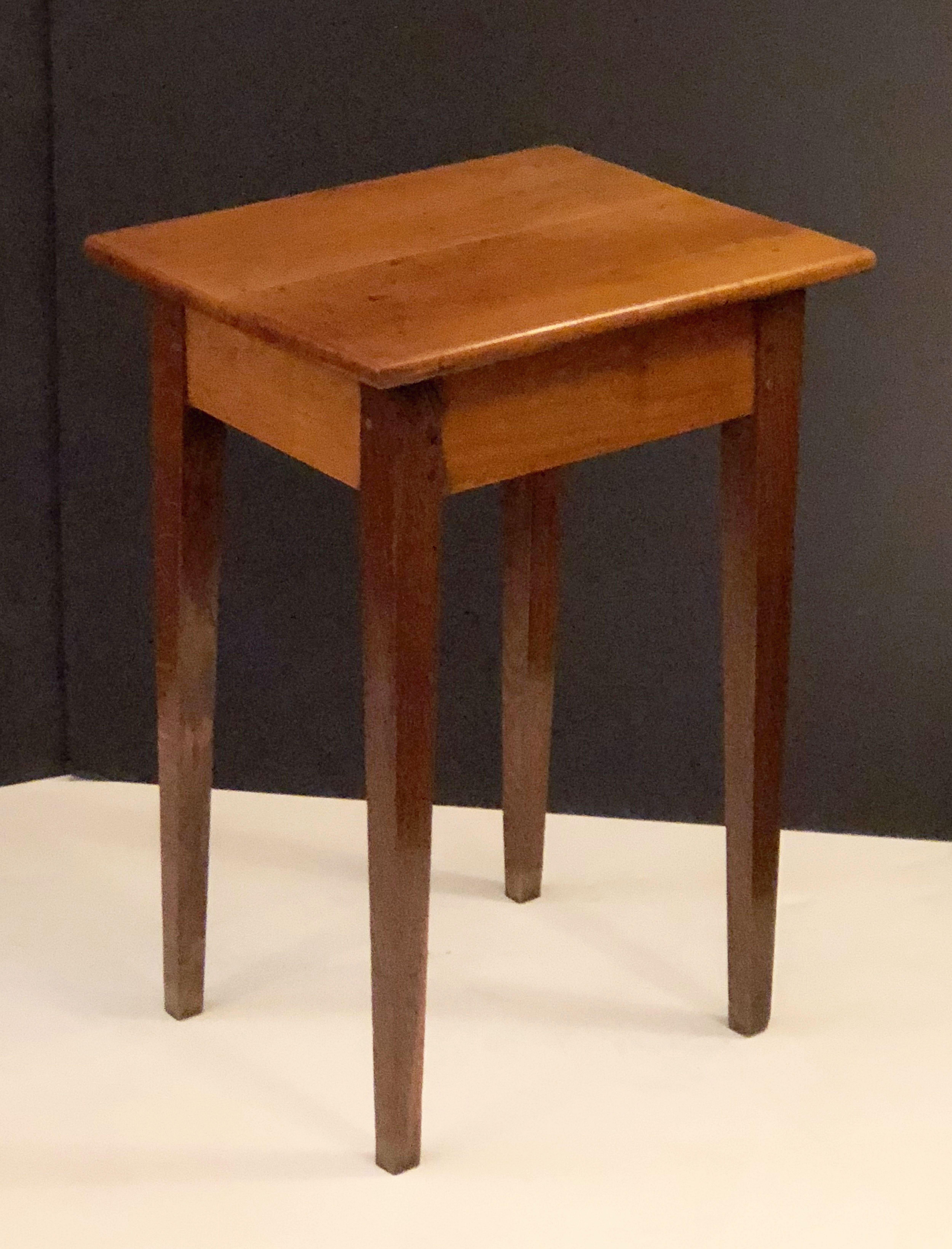 cherry side table