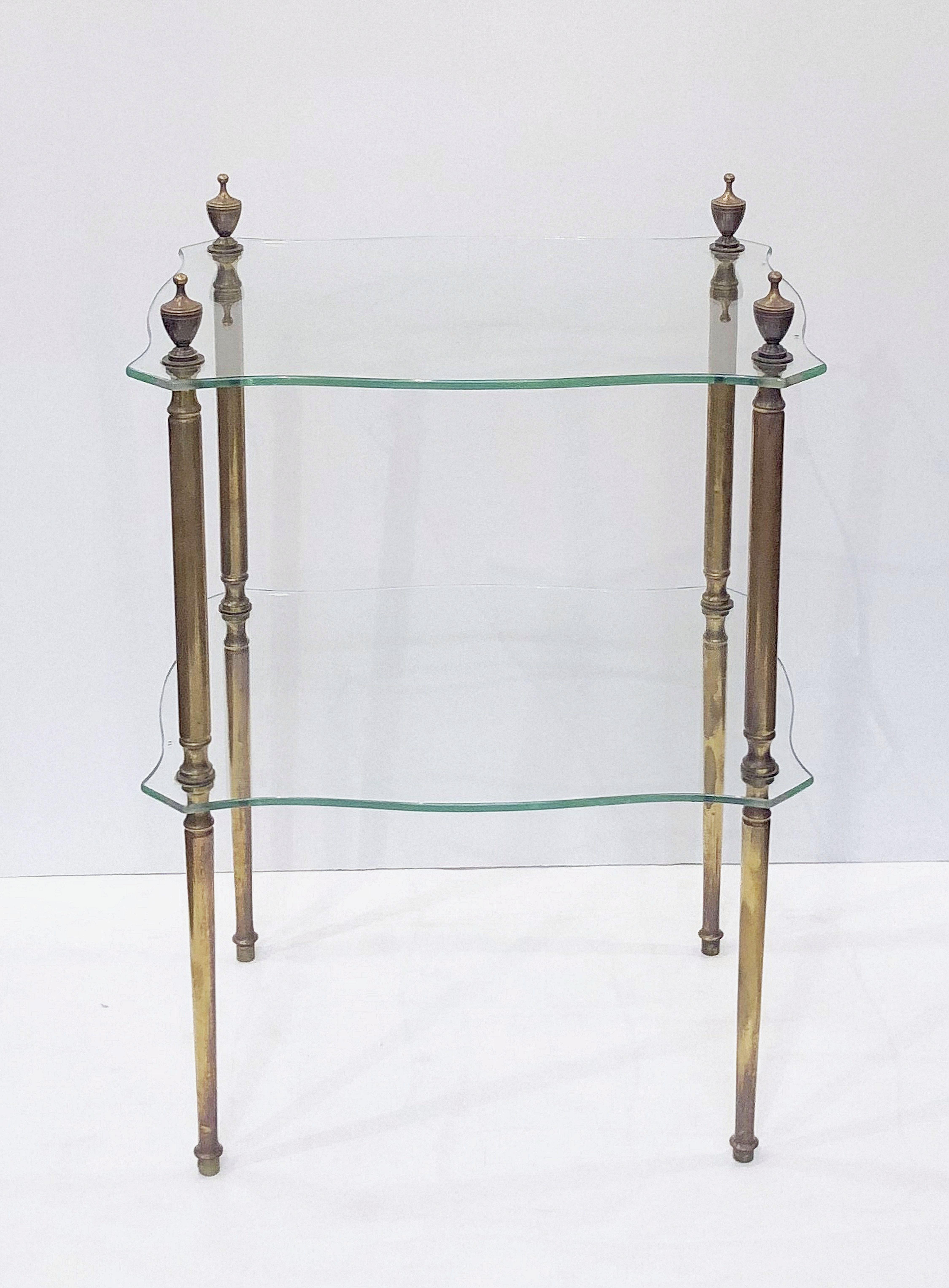 French Side or End Tables of Glass with Gilt Bronze Legs 'Individually Priced' 3