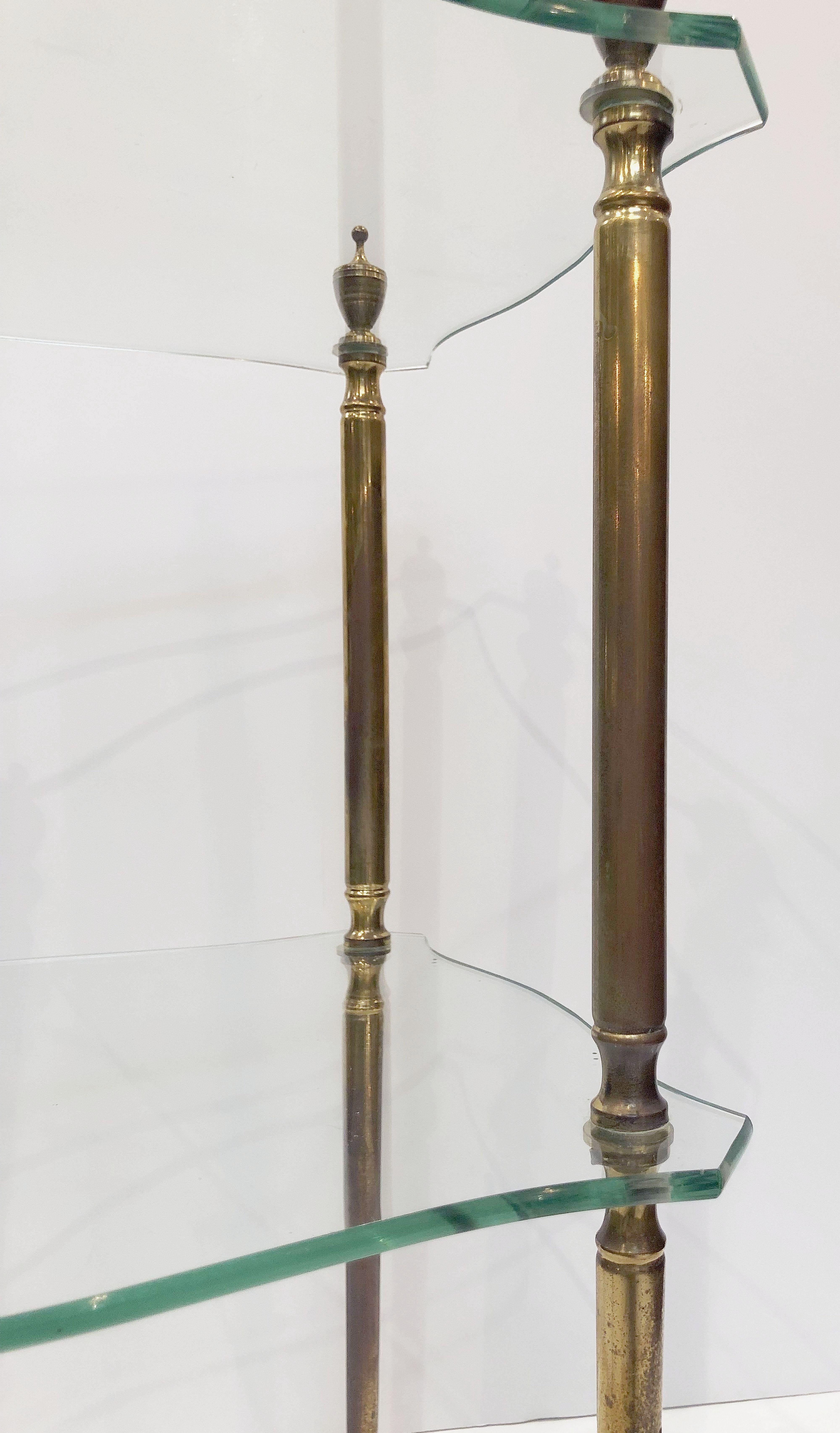 French Side or End Tables of Glass with Gilt Bronze Legs 'Individually Priced' 10