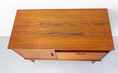 Danish Side or Hi Fi Cabinet, Teck, Typical of the 1950s, Midcentury
