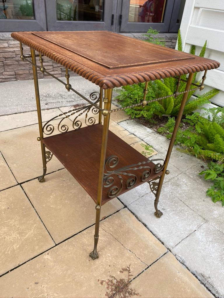 French Provincial French Side Table For Sale