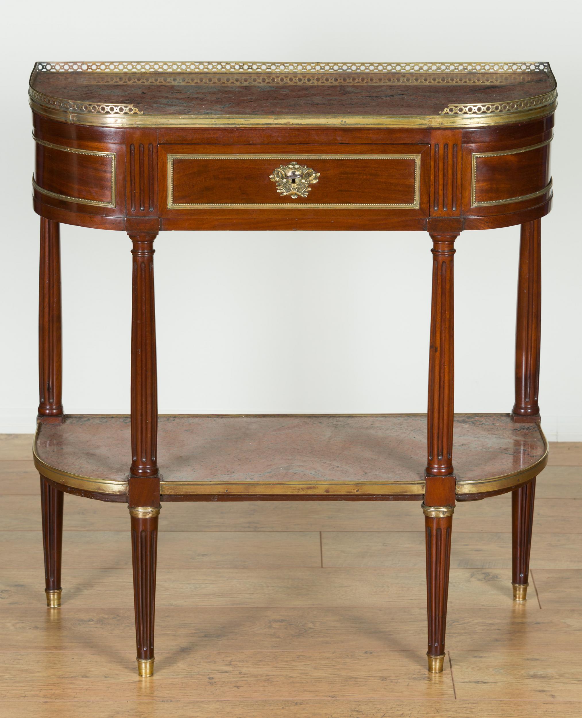 French Side Table in the Manner of Gabrial Viardot In Good Condition For Sale In Norwich, GB