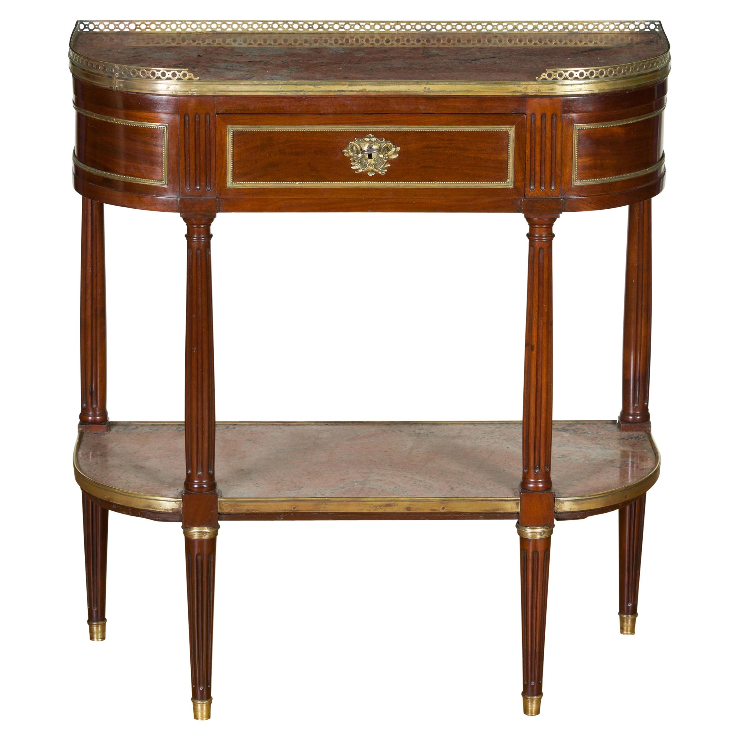 French Side Table in the Manner of Gabrial Viardot For Sale