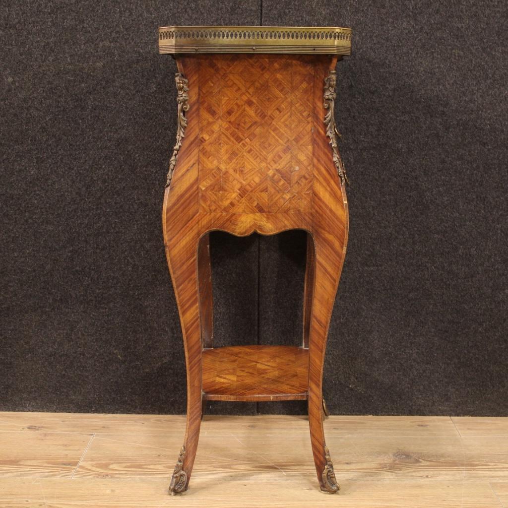 French Side Table Inlaid in Rosewood, 20th Century For Sale 3