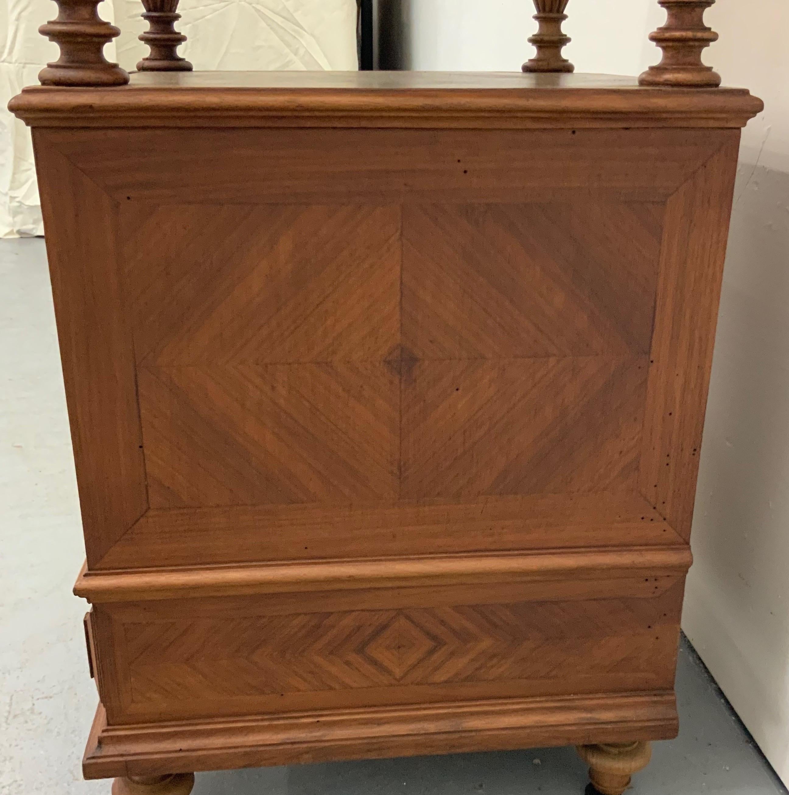 French Side Table Louis XIII Style Varnished from 20th Century For Sale 3