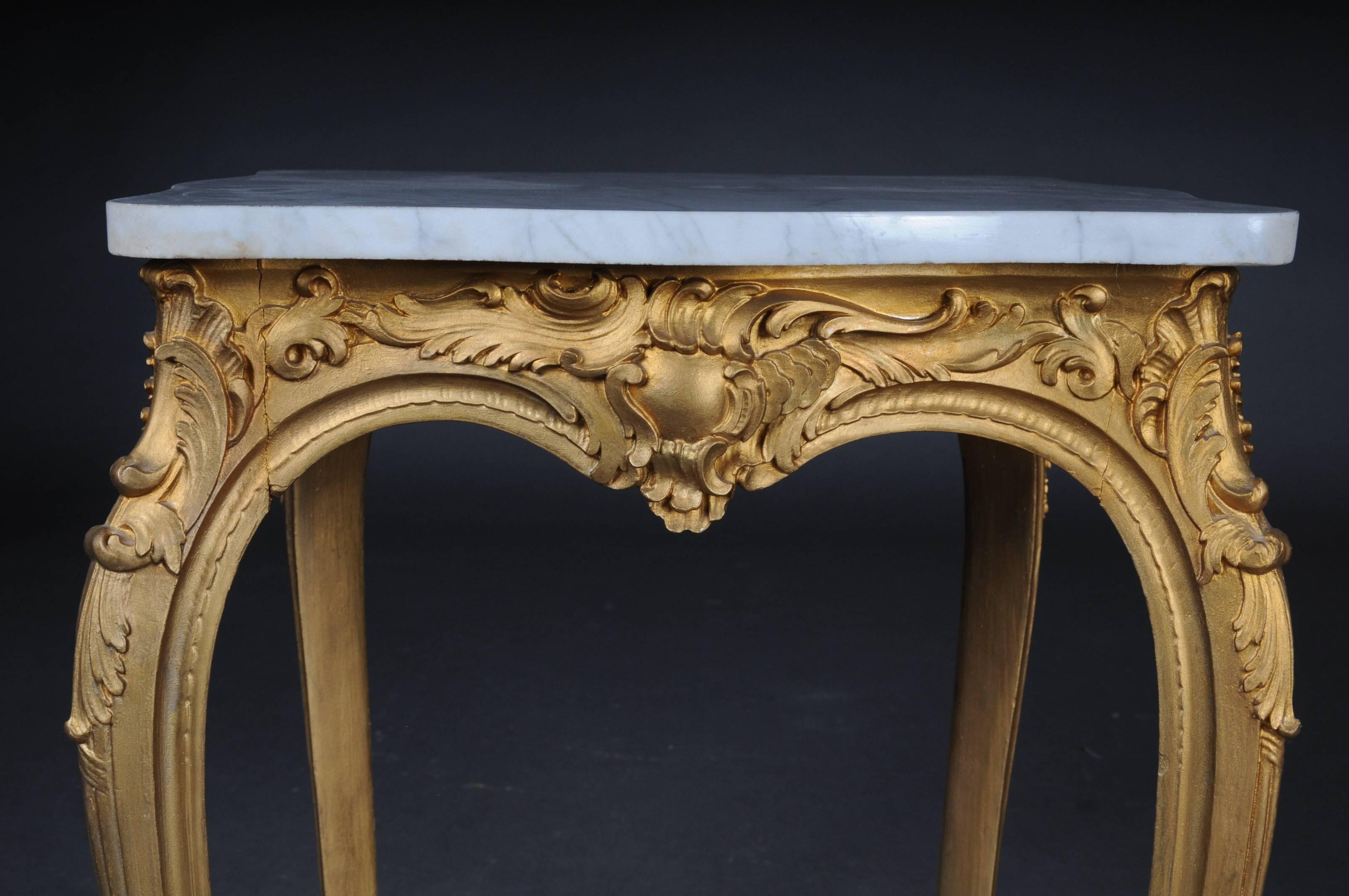 Hand-Carved French Side Table Napoleon III, circa 1890 For Sale