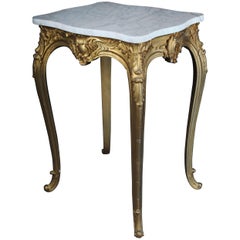 Table d'appoint française Napoléon III, datant d'environ 1890