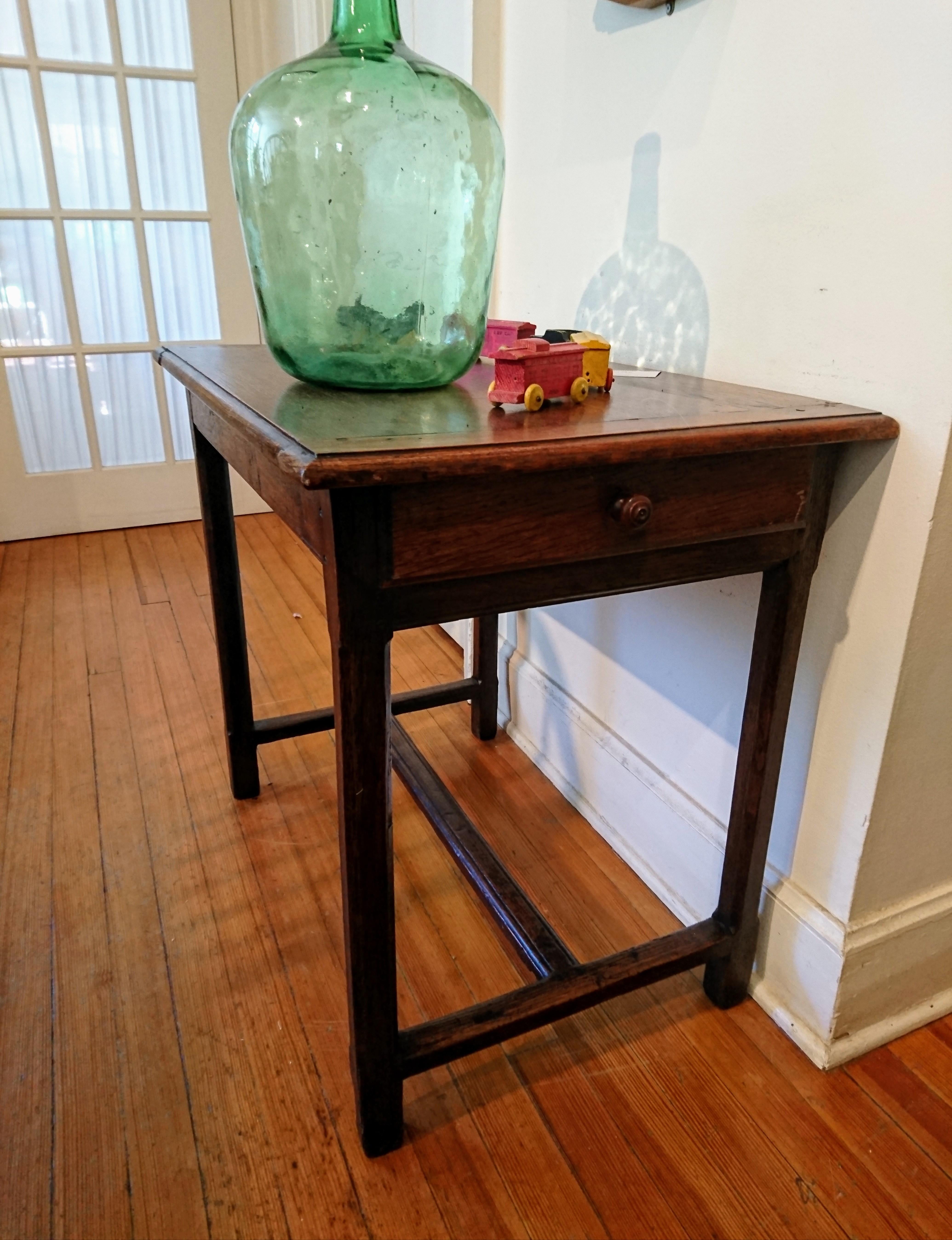 Small side tables and end tables are so versatile -- they disappear in our store faster than we can bring them in! This one is from France, circa 1870. The 
