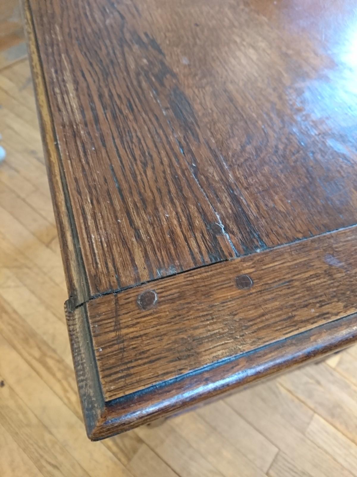 French Side Table with Drawer In Distressed Condition In Sheffield, MA