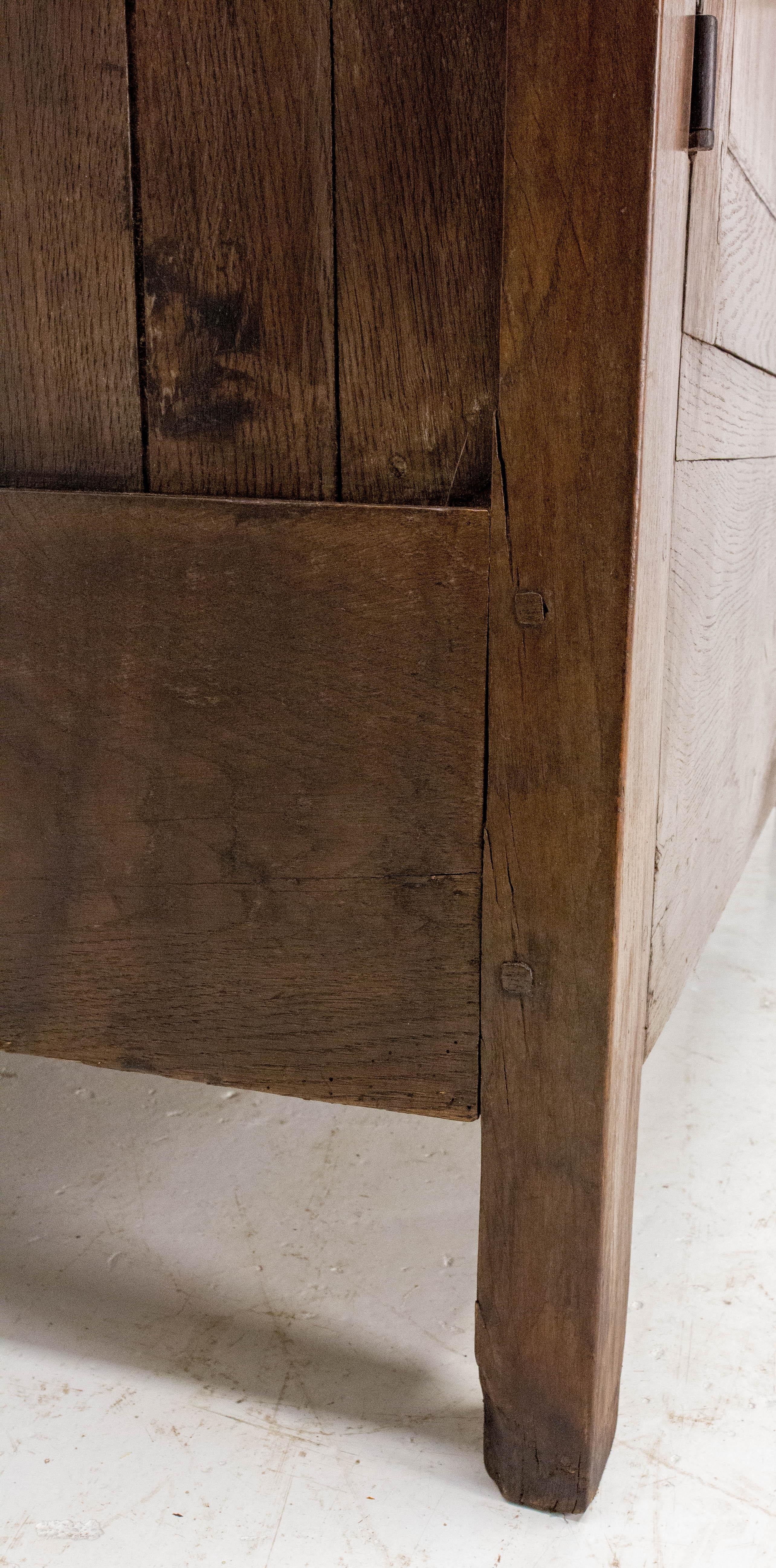 French Sideboard Credenza Provincial Oak Buffet Cabinet, Mid-19th Century 13