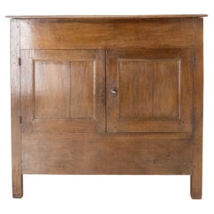 French Sideboard Credenza Provincial Oak Buffet Cabinet, Mid-19th Century