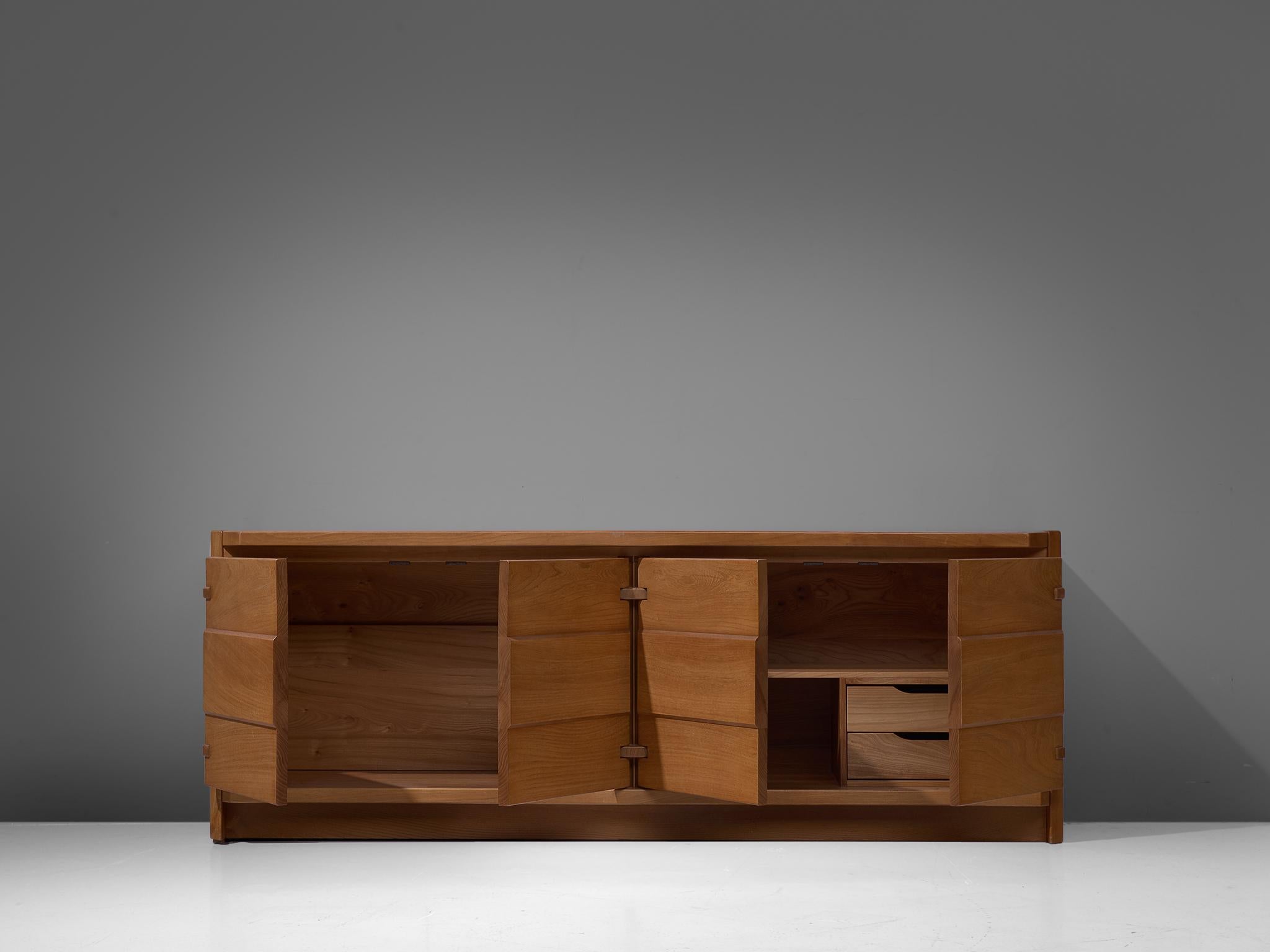 Late 20th Century French Sideboard in Elm