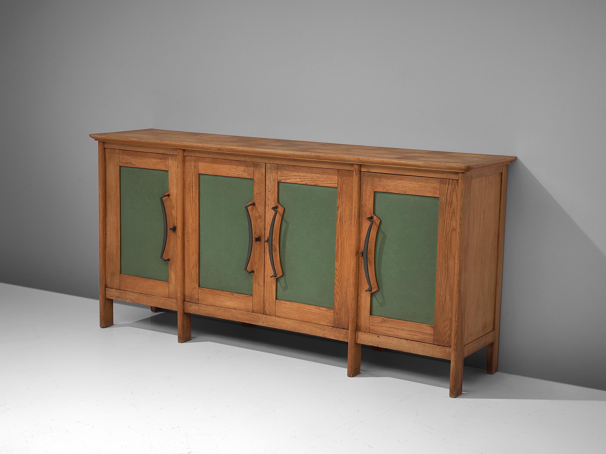 French Sideboard in Oak, 1940s In Good Condition In Waalwijk, NL
