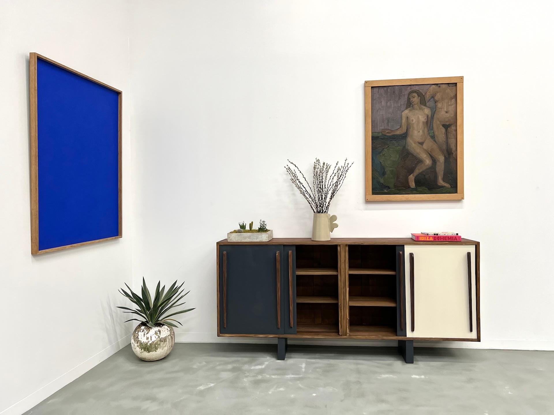 Credenza francese in pino, stile Perriand / Prouvé - circa 1950 in vendita 5