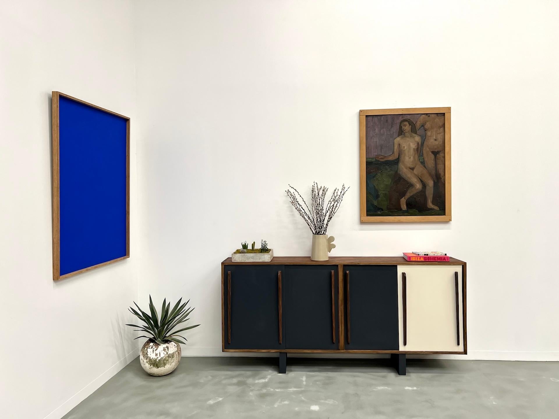 Mid-Century moderno Credenza francese in pino, stile Perriand / Prouvé - circa 1950 in vendita