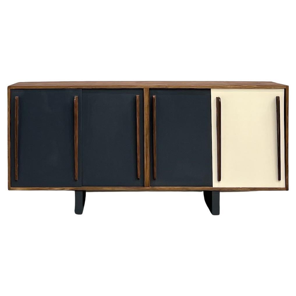 Credenza francese in pino, stile Perriand / Prouvé - circa 1950 in vendita