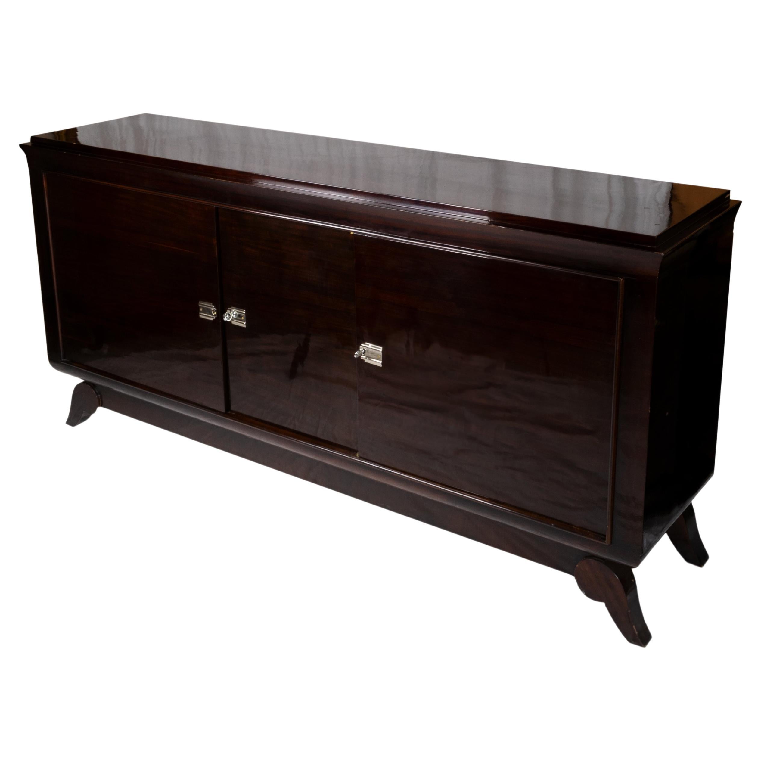 French Sideboard Jules Leleu, 20th Century For Sale