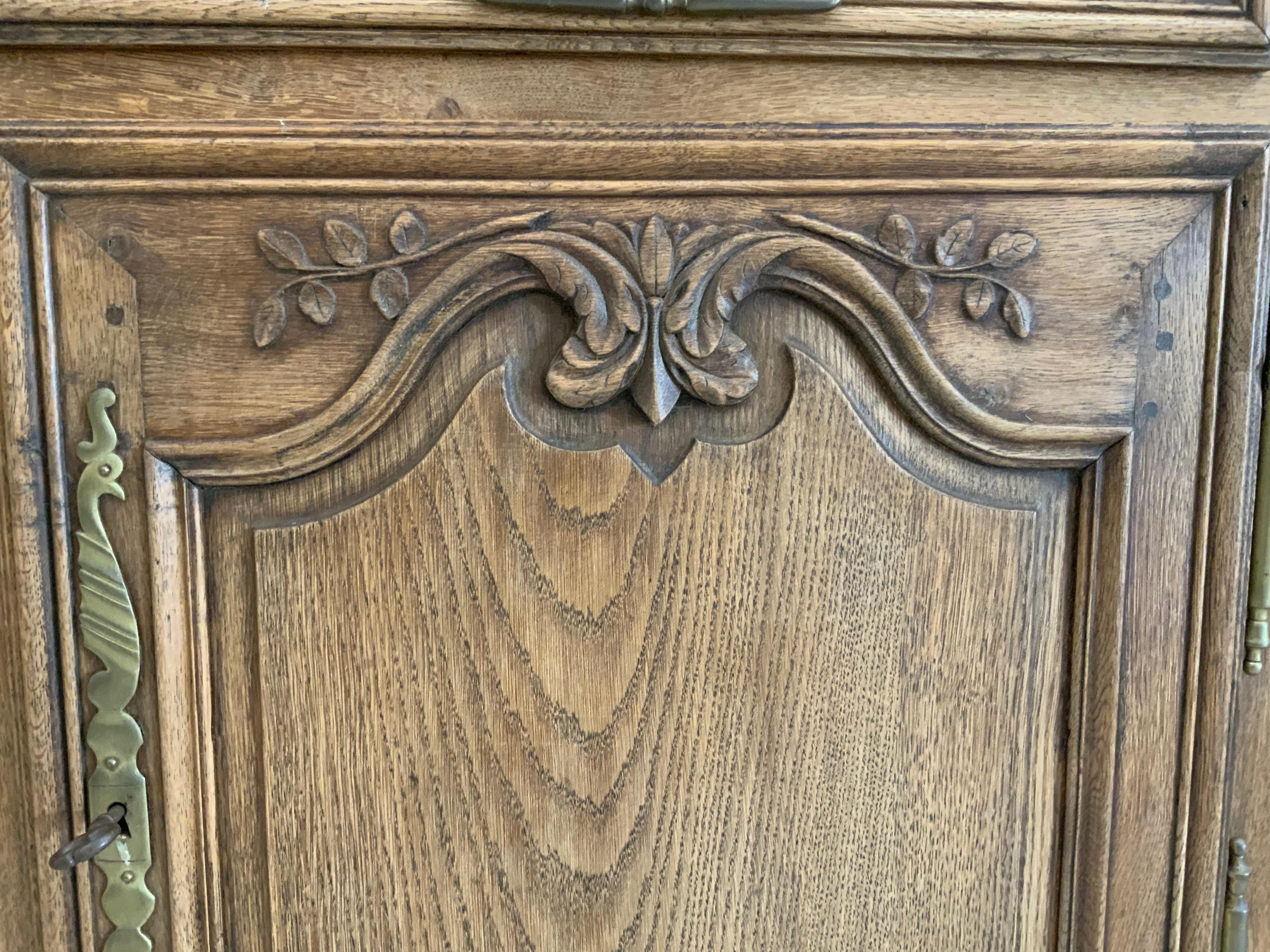 French Sideboard, Louis XV Style, Bleached in Walnut 2