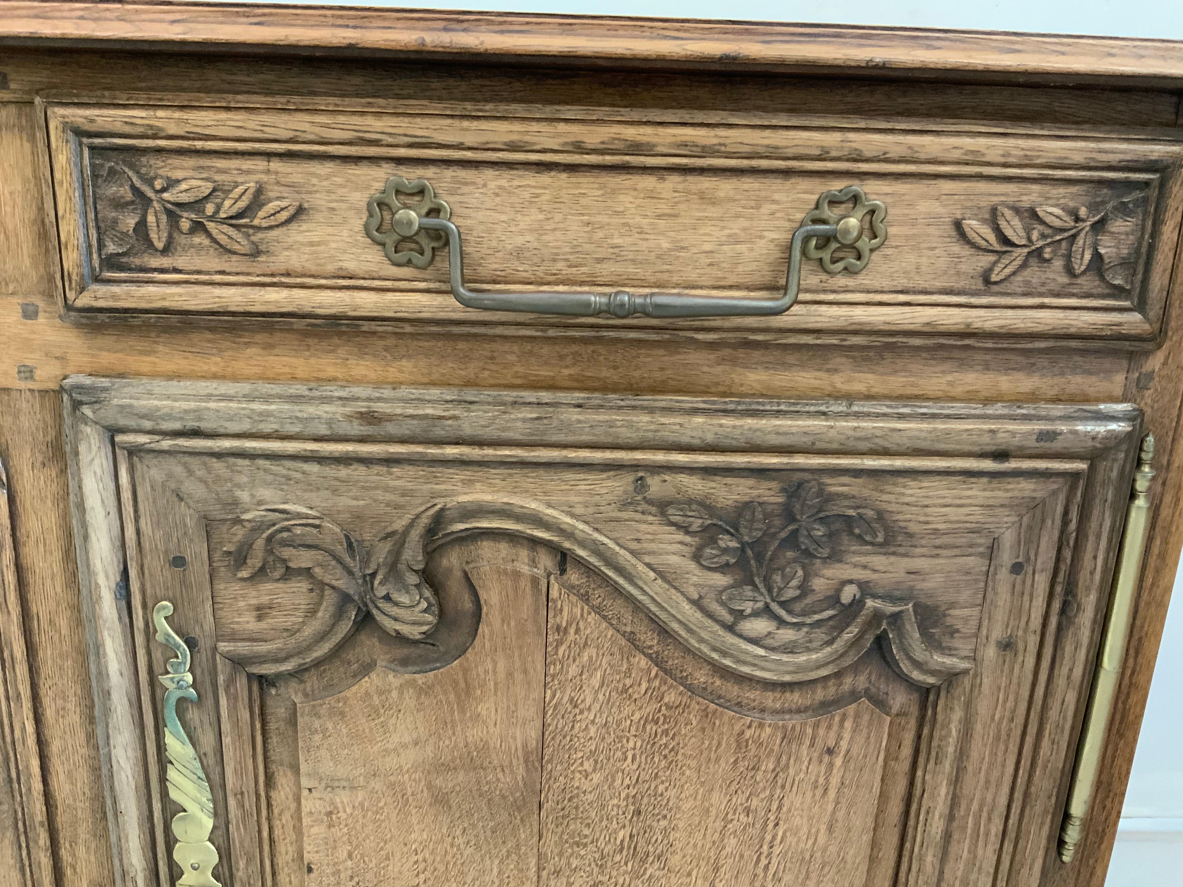 French Sideboard, Louis XV Style, Bleached in Walnut 3