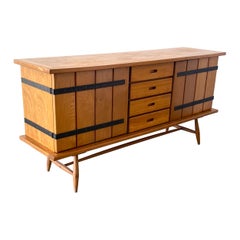 Vintage French Sideboard with Iron