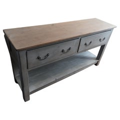 Used French Sideboard with Pot Board Shelf