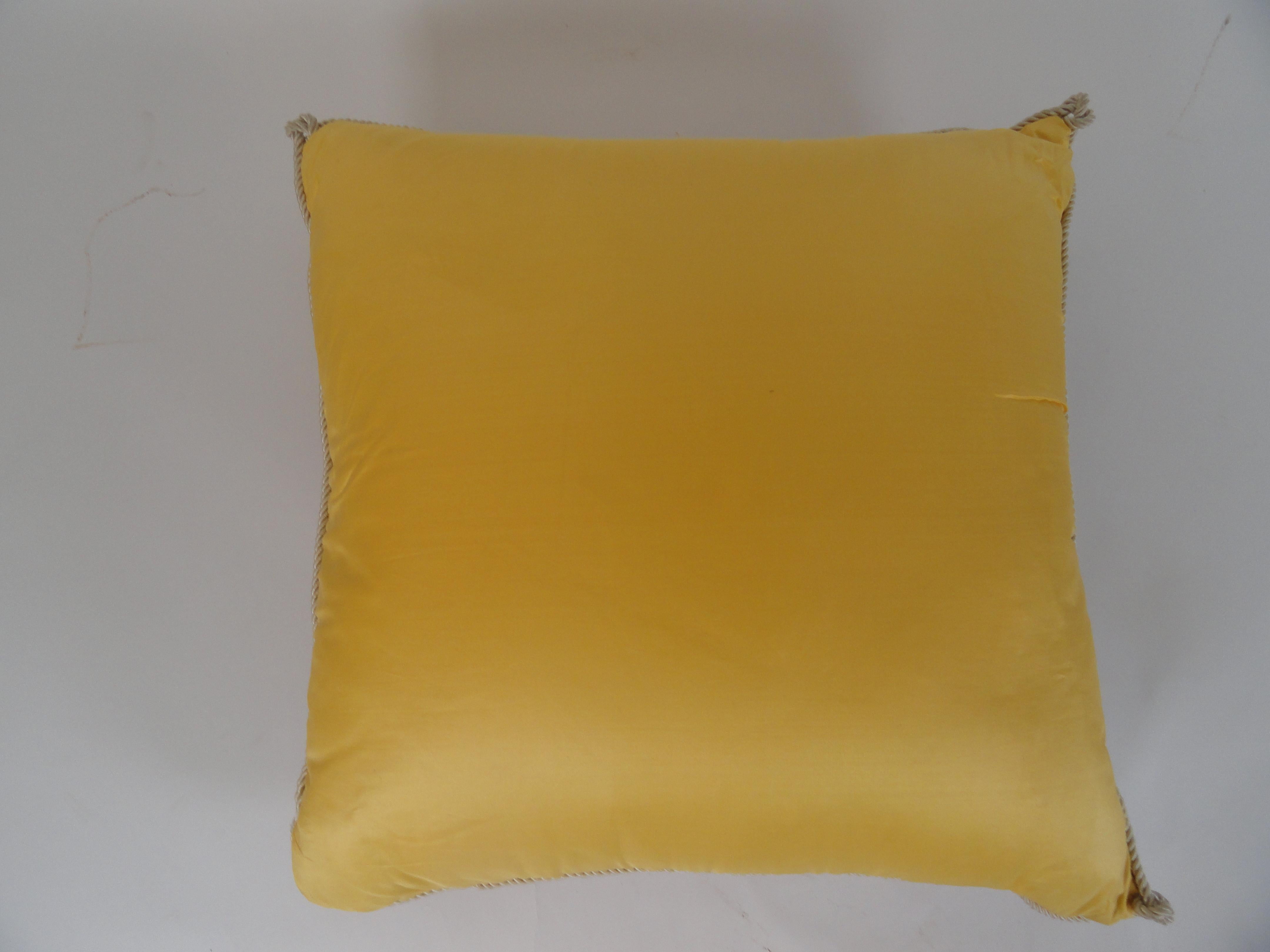 American French Silk Pillow Down Filled For Sale