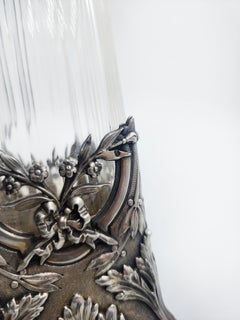 Französische Silber-Jugendstil-Vase