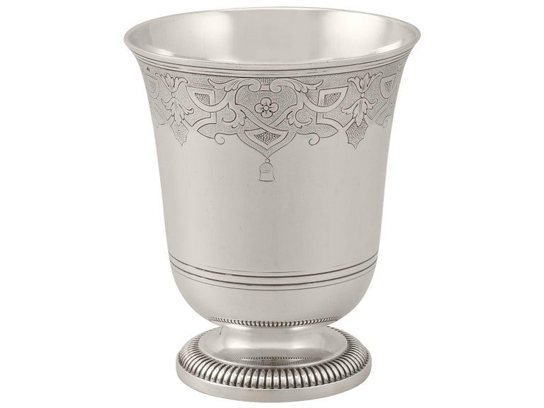 French Silver Beaker by Emile Puiforcat, Antique, circa 1890 at 1stDibs