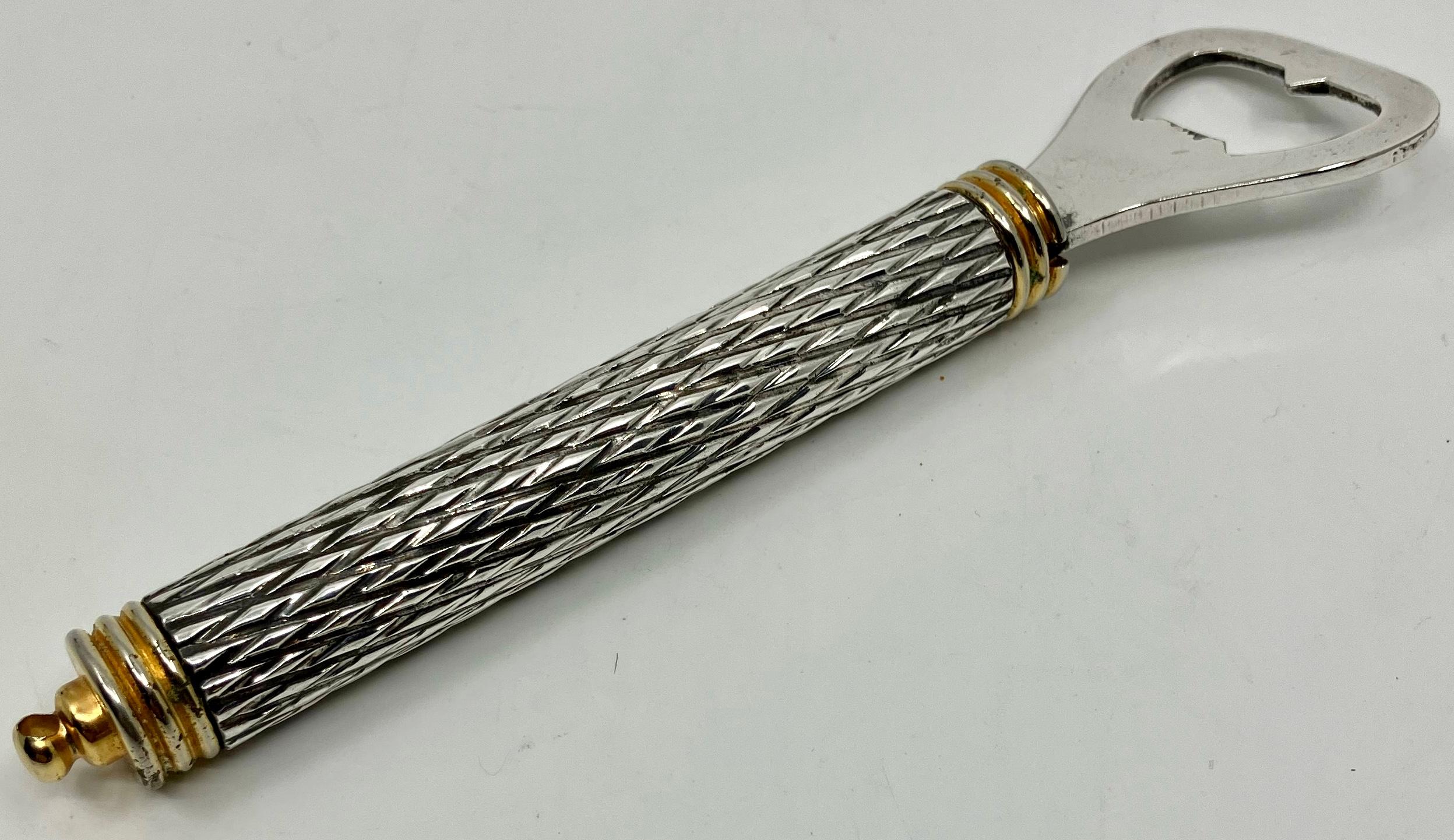 Abrebotellas Francés de Plata mediados del siglo XX en venta