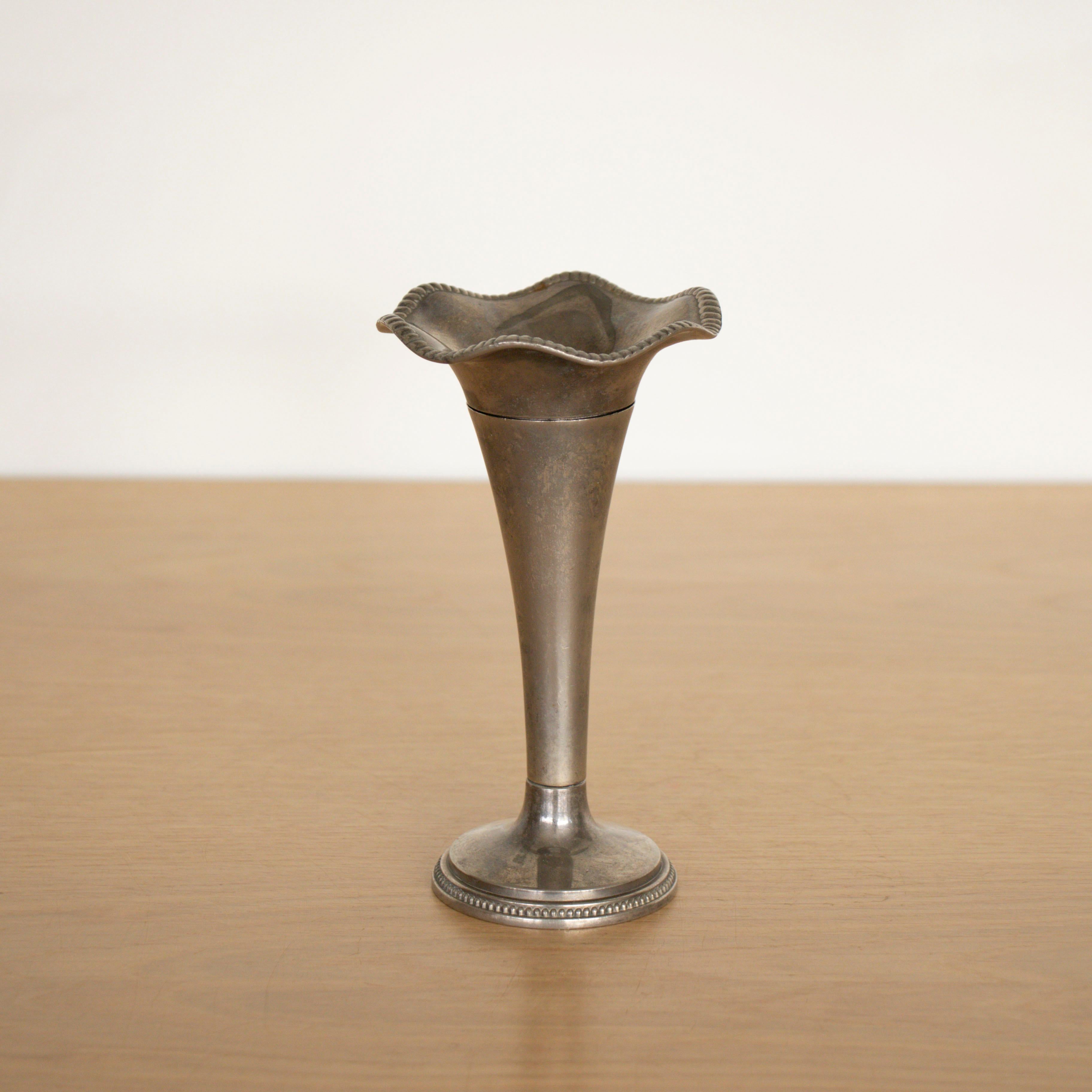 Mid-20th Century French Silver Bud Vase