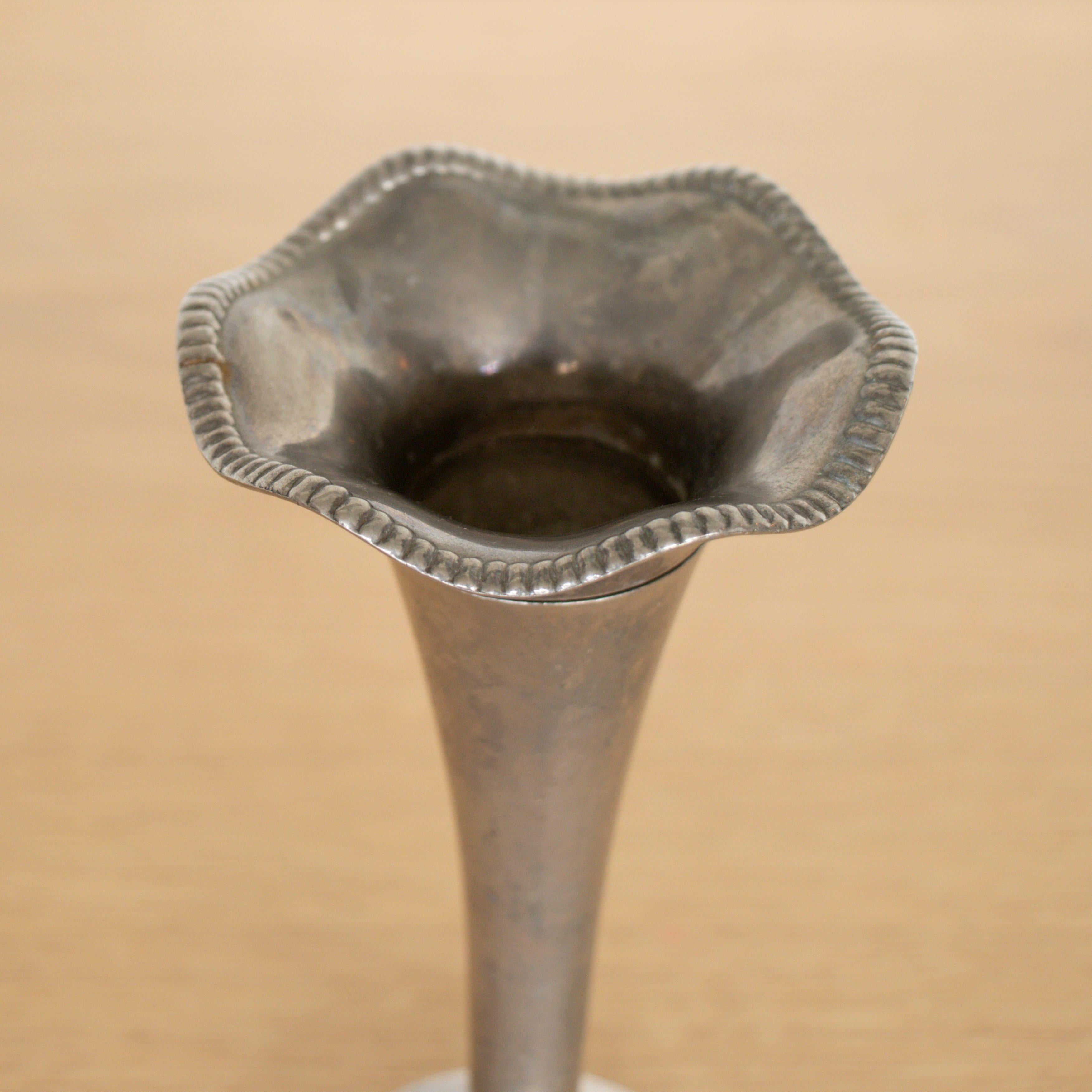 French Silver Bud Vase 2