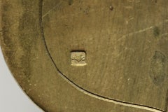 French Silver Cake Slice with Gilt Blade