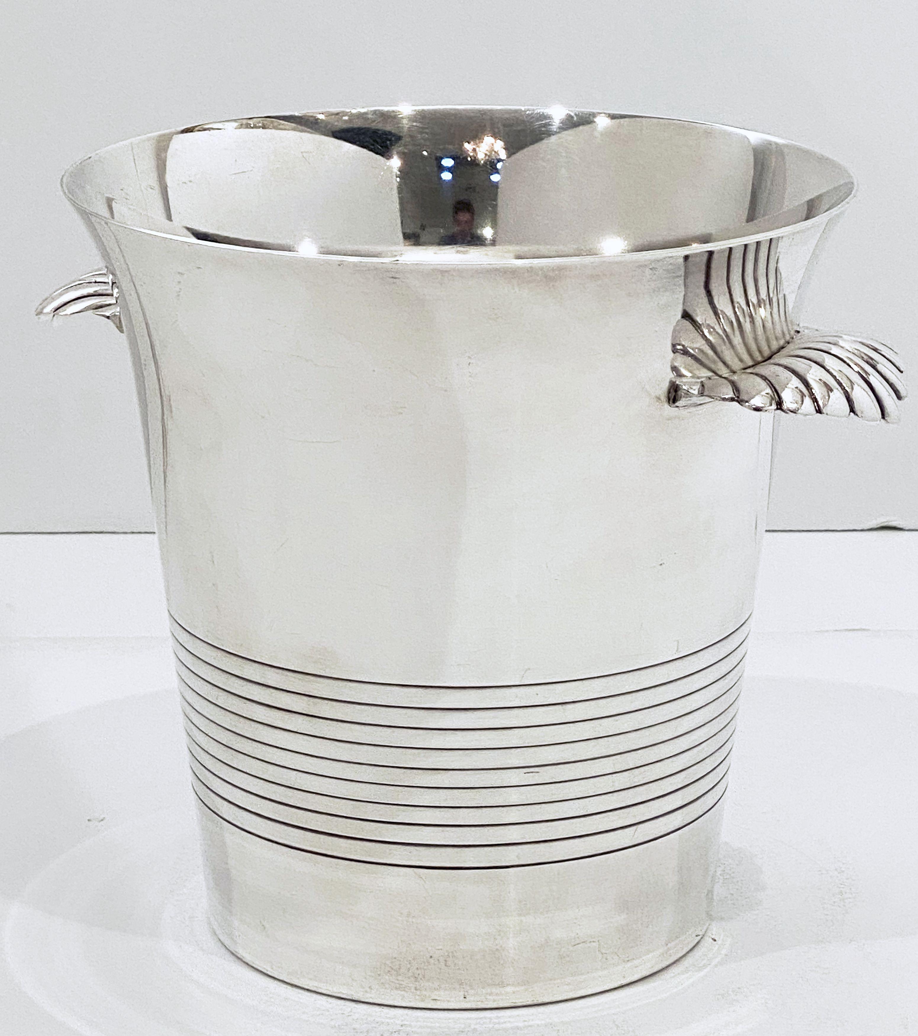 Studded Silver Style Champagne Ice Bucket 